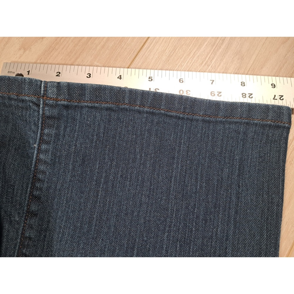 Ann Taylor Loft Curvy Bootcut Jeans Dark Wash Denim Blue Size 6 Womens - Picture 6 of 6